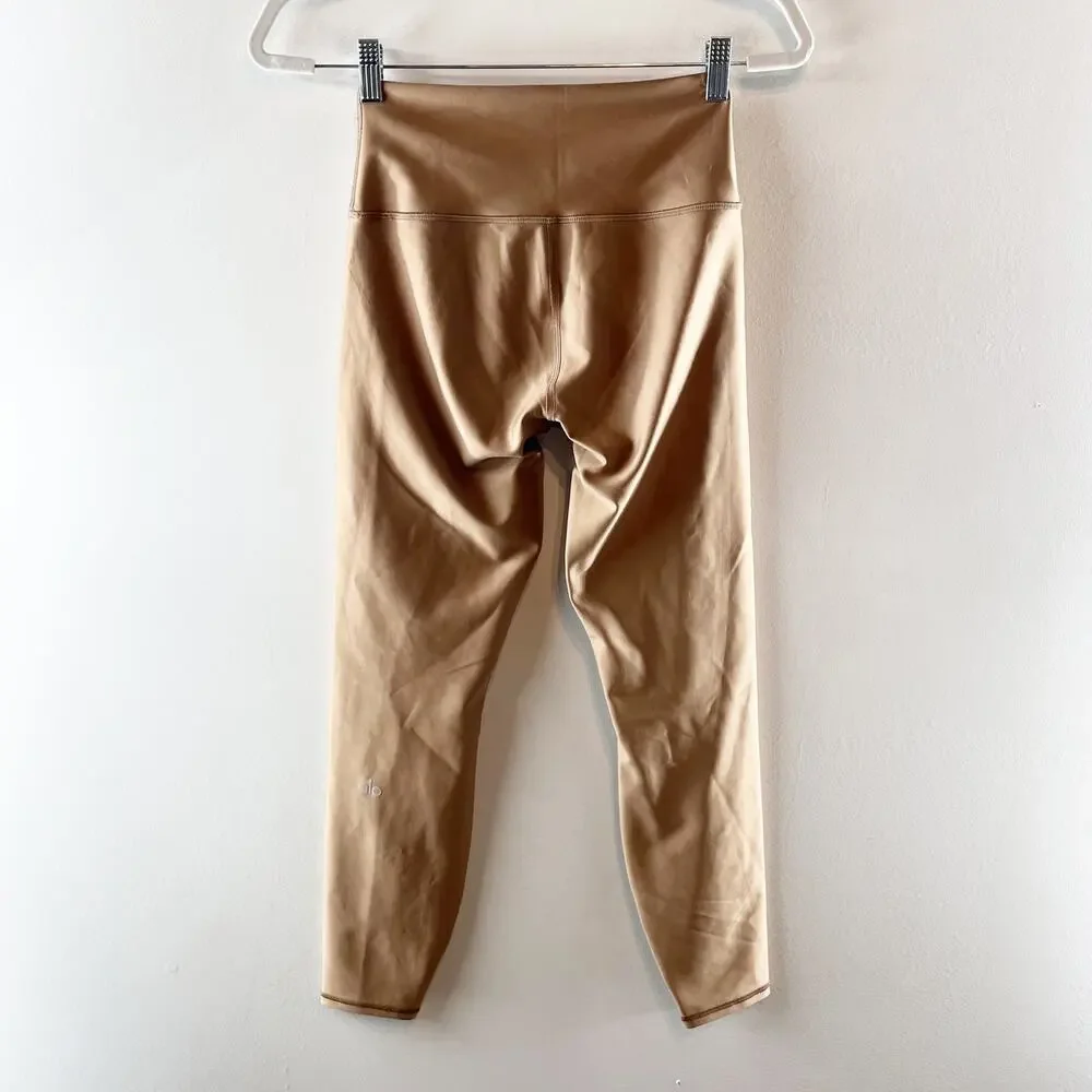 Alo 7/8 High-Waist Airlift Leggings Sun Kissed Brown Small